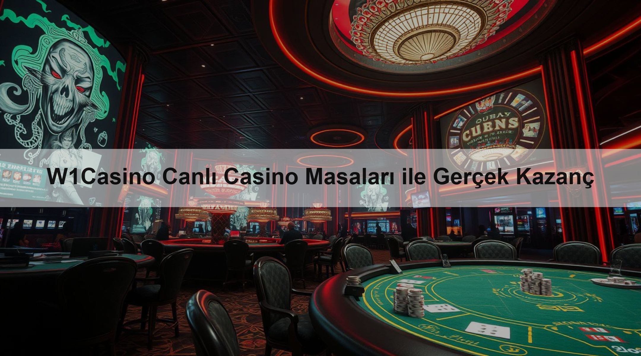 W1Casino Canlı Casino Masaları ile Gerçek Kazanç