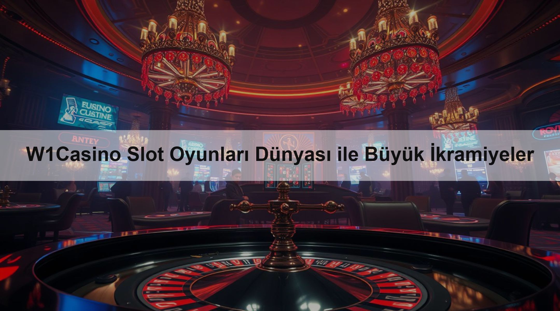 W1Casino Slot Oyunları Dünyası ile Büyük İkramiyeler